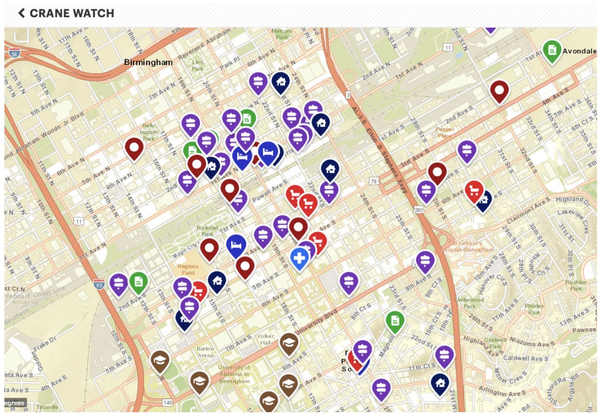 birmingham-al-crane-watch Birmingham Crane Watch – Current projects